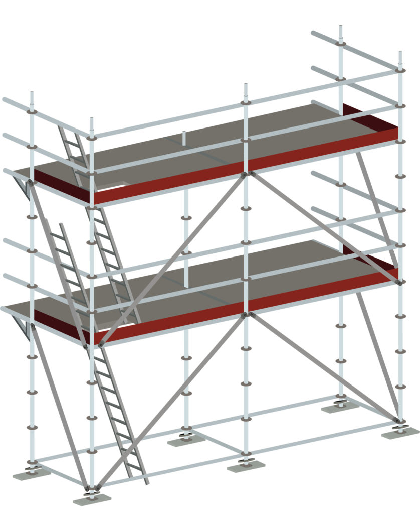 constructie ondersteuning steigerbouw Industriesteiger-Illustratie-KPS-Steigerbouw 3 industriesteiger Steigerbouw Metselsteiger Steigerbouw renovatiesteiger steigerbouw KPS Steigerbouw